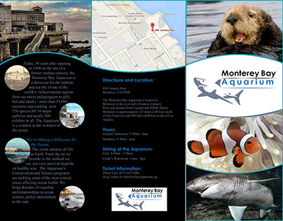 Monterey Bay Aquarium Brochure