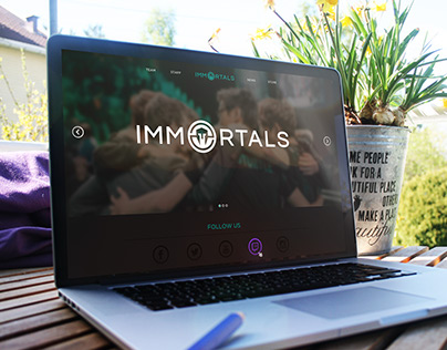 [eSports] Immortals - Website redesign