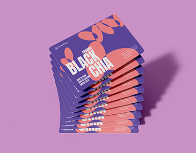 "Black Chia" label design for Greenprice HK