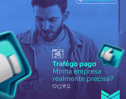 Banner TRÁFEGO PAGO - Agência Metta Digital