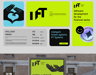 Corporate identity and website for Fintech systems