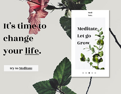 Meditate | App design