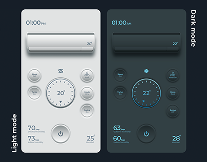 Air-conditioner UI Project