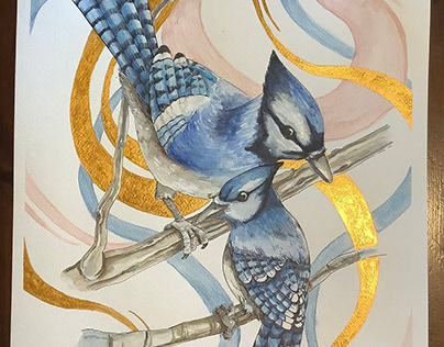Birds in Watercolor