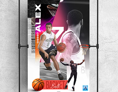 Basket ball poster design