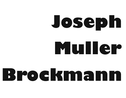 Cartazes inspirados em Joseph Muller Brockmann