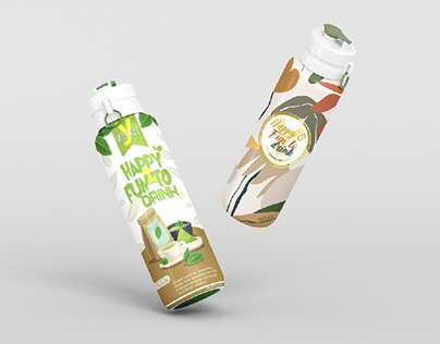 Tea Watter Bottle Design 🍵