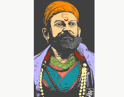 Amazing Pencil Sketch Of Chhatrapati Shivaji Maharaj | DesiPainters.com