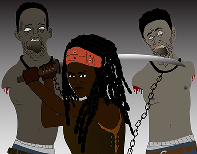 Fan Art - Michonne(The Walking Dead)
