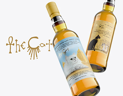 The Cat — Whisky Label Design