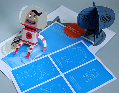 ING Glueless Paper Toys