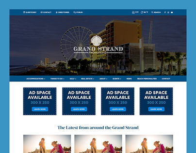 The Grand Strand // Web Design