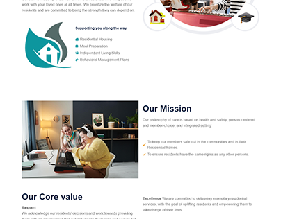 Paradise residental services - Elementor Website design