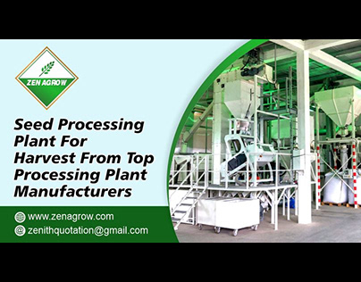 Seed Processing Plant For Harvest From Top Processing