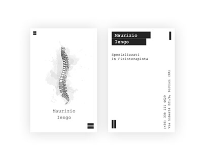 Maurizio Iengo Bussiness Card Design