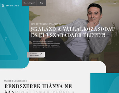 Attila Lovász (Personal Branding) - Webdesign