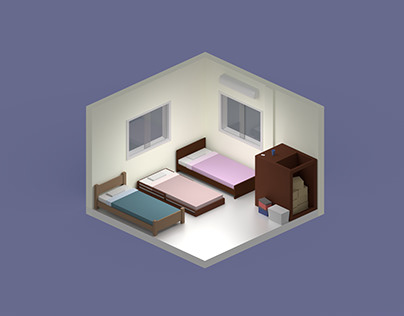 Isometric Room 3 [3D Render]