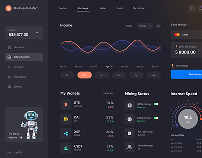 Dashboard - Crypto Currency