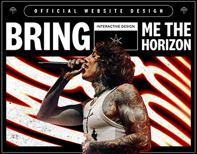Project thumbnail - BMTH official website design