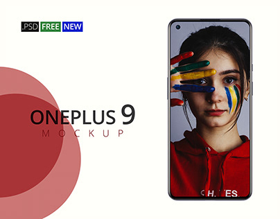 New OnePlus 9 FREE Phone Mockup