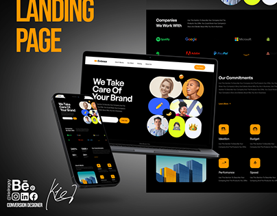 Conversion Focused landing page design marketing agency