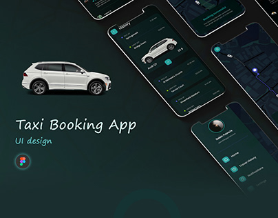 Taxi Booking App UI design