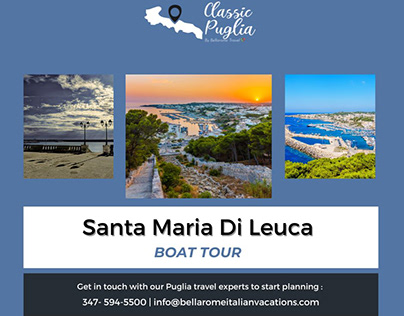 Classic Puglia's Santa Maria di Leuca Boat Tour Package