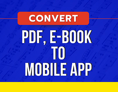 Convert Pdf,Ebook To Mobile APP