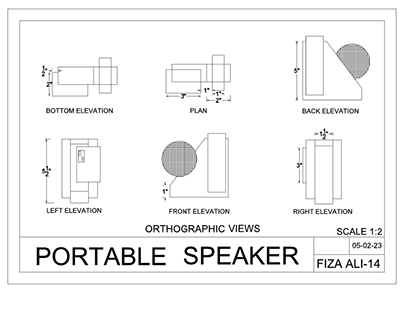 Orthographic Views of Speaker Design
