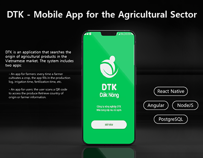 DTK - Mobile App for the Agricultural Sector