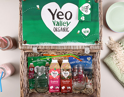 Yeo Valley Organic Natural Wicker Hampers