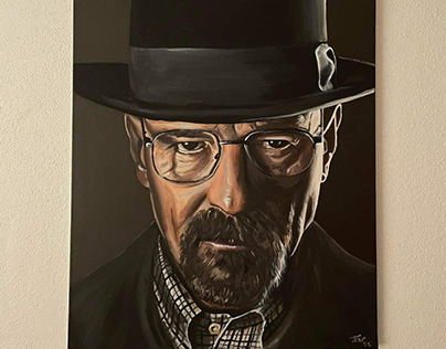 Heisenberg, Maľba na plátne 70x50