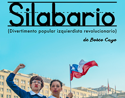 Afiche obra de teatro "Silabario"