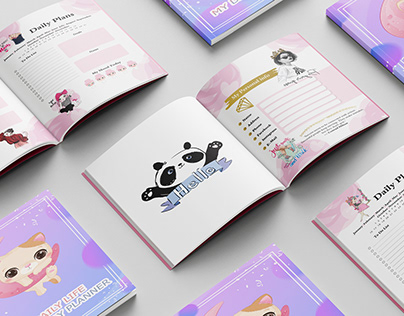 Design Activity book for girl : DAILY PLANNER