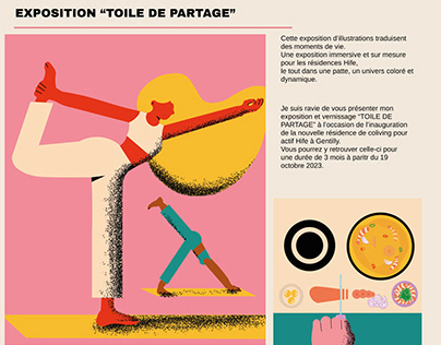 Exposition "TOILE DE PARTAGE"