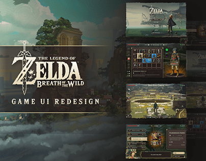 Game UI for The Legend of Zelda: Breath of the Wild