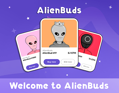 AlienBuds - an Alien Character NFT Collection