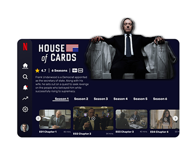 Netflix - House of Cards - Redesign