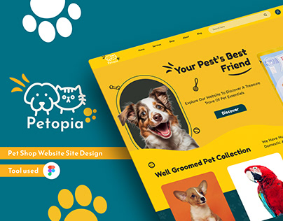 Pet Shop website "Petopia"