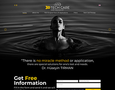 3D Tech Care Web Site Design
