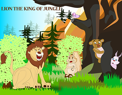 Lion King of jungle