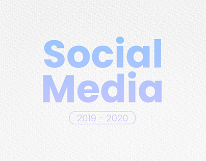 Social Media - 2019 e 2020