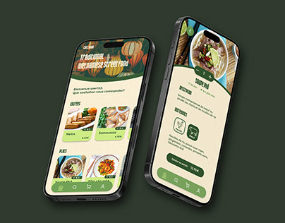 Food ordering App UI Prototype
