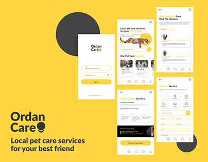 Ordan App design