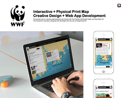 Interactive/Physical Map Design + Web App Development