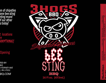 3 Hogs - Bee Sting BBQ Sauce