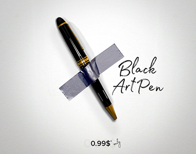 Black Art Pen