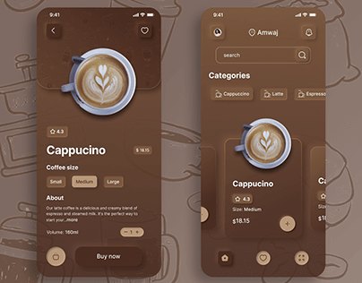 Coffee App concept