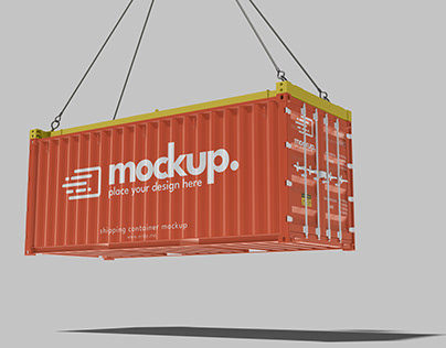 Shipping Container Mockup