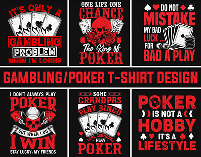 Gambling?/Poker T-Shirt Design